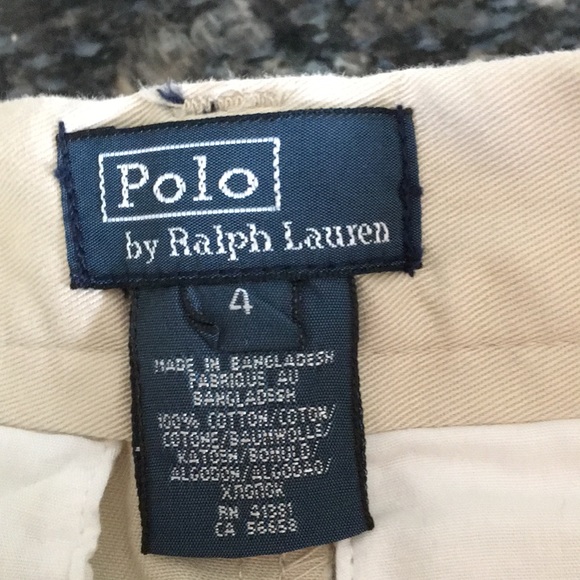 POLO RALPH LAUREN CHINO SHORTS SIZE 4 - Picture 5 of 5